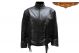 Women's Leather Jacket With Racer Style Collar