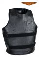 Mens leather bullet REPLICA vest, velcro straps